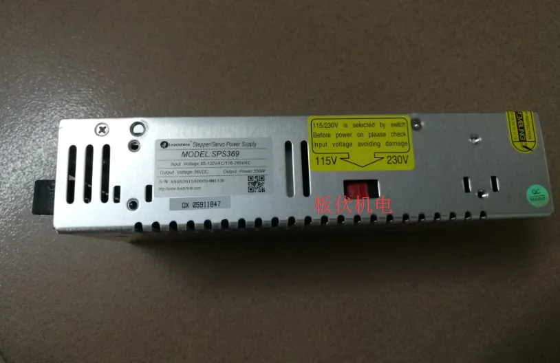 Блок питания Leashine SPS369, 350 Вт, для шагового/сервопривода, input180-240V выход, 36 В постоянного тока, 9 А
Блок питания Leashine SPS369, 350 Вт, для шагового/сервопривода, input180-240V выход, 36 В постоянного тока, 9 А