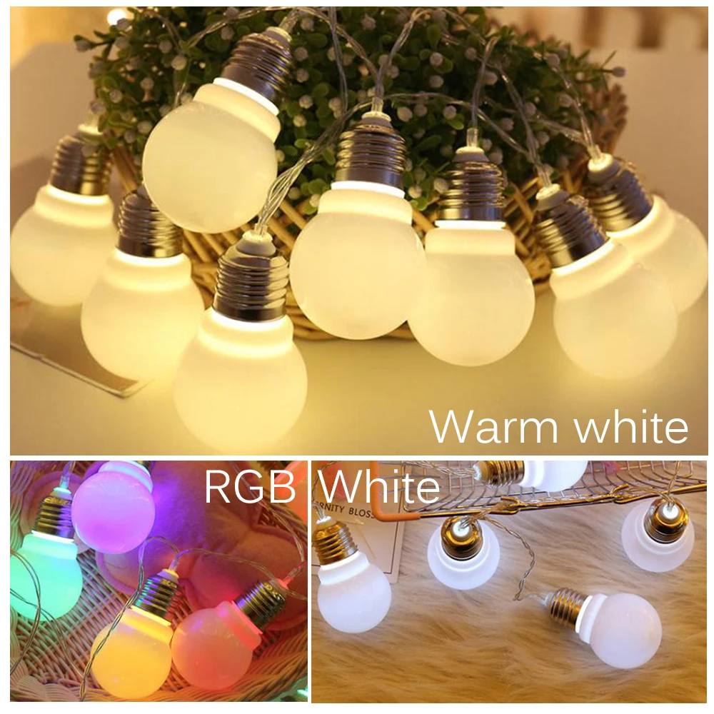 LED String Lights Simulation Bulb Shapes Decoration Light Festival Christmas Ramadan Wedding Birthday Party Lanterns 1.5/3M JQ
LED String Lights Simulation Bulb Shapes Decoration Light Festival Christmas Ramadan Wedding Birthday Party Lanterns 1.5/3M JQ
