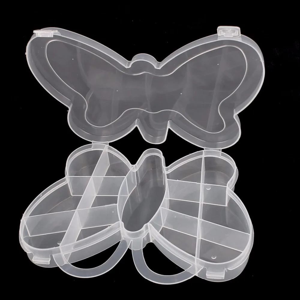 6 Grids Transparent Plastic Jewelry Accessories Storage Box Organizer Holder Butterfly Shape Beads Carrying Case
6 Grids Transparent Plastic Jewelry Accessories Storage Box Organizer Holder Butterfly Shape Beads Carrying Case