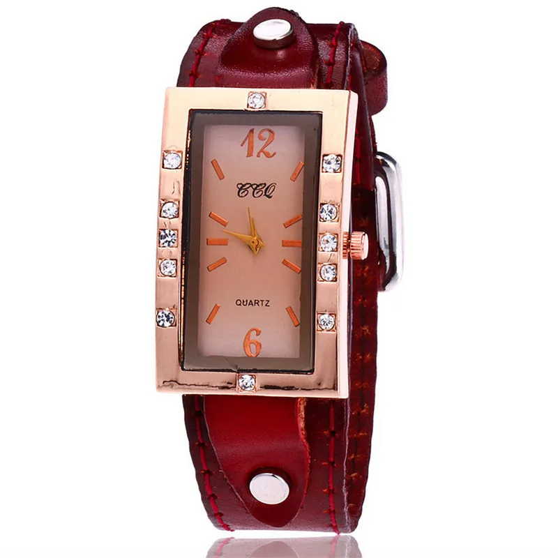 

Женские часы 2021 роскошные женские часы Новая мода прямоугольные Стразы сааты кожа аналоговые кварцевые алмазные часы Reloj Mujer