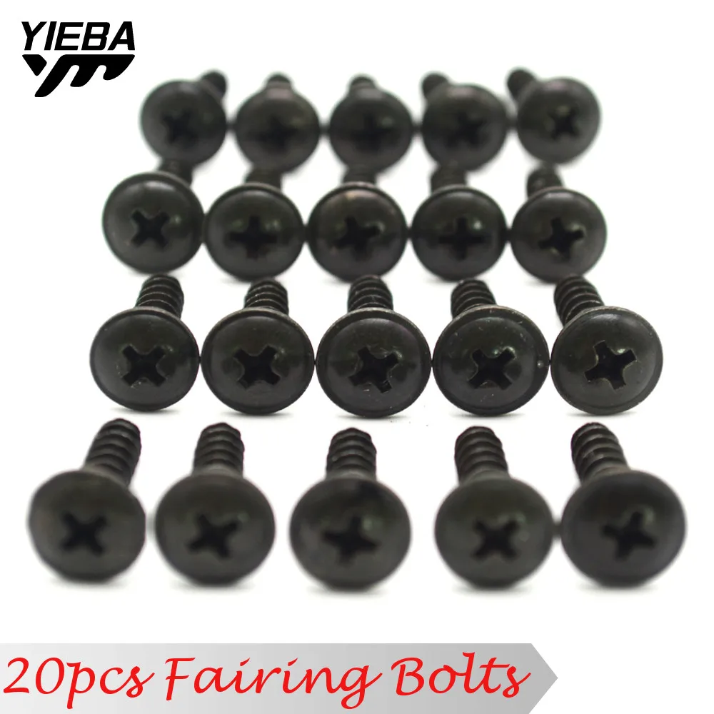 20Pcs/set Motorcycle Accessories Motorcycle Fairing Bolt Spire Speed Clip Screw universal motorbike styling Accessories Black
20Pcs/set Motorcycle Accessories Motorcycle Fairing Bolt Spire Speed Clip Screw universal motorbike styling Accessories Black