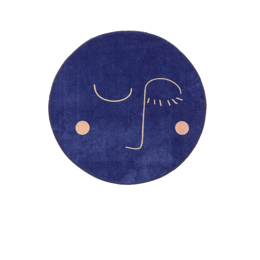 collalily fashion Ins round Nordic style Carpet geometric Bohemia solid Parlor living room Rug plaid striped Modern design blue
collalily fashion Ins round Nordic style Carpet geometric Bohemia solid Parlor living room Rug plaid striped Modern design blue