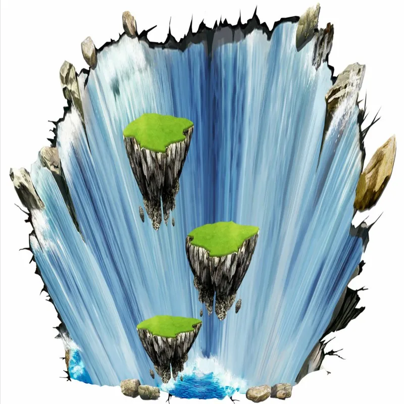 Free Shipping 3d floor painting waterfall suspended boulders bathroom kitchen office study self-adhesive floor wallpaper mural
Free Shipping 3d floor painting waterfall suspended boulders bathroom kitchen office study self-adhesive floor wallpaper mural