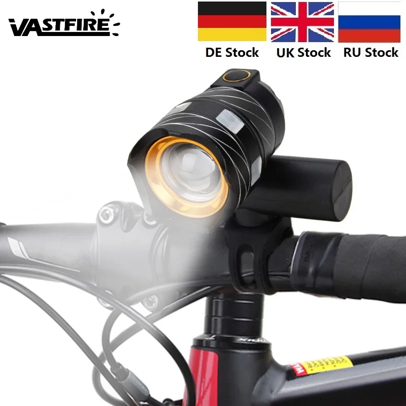 USB Перезаряжаемые 15000LM XML T6 LED Велосипедные фары лампы фонарик велосипеда