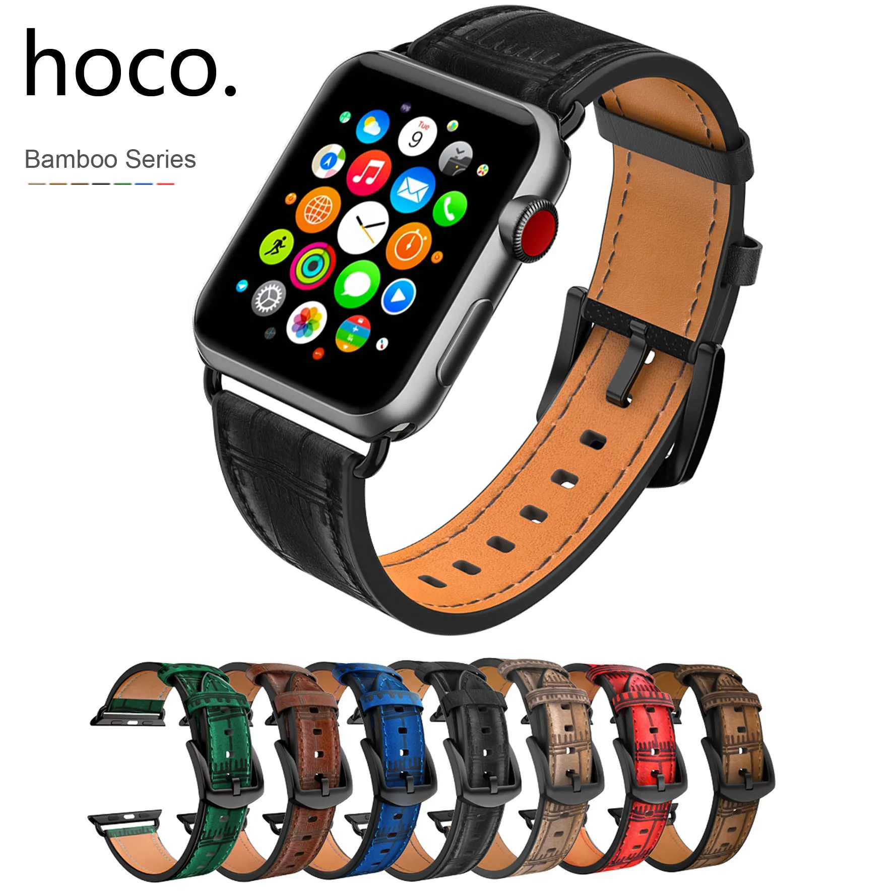 HOCO Cowhide Genuine Leather Strap for Apple Watch Band 38/40mm 42/44mm Classic Replacement Bracelet iWatch 5 4 3 2 1 Wristband
HOCO Cowhide Genuine Leather Strap for Apple Watch Band 38/40mm 42/44mm Classic Replacement Bracelet iWatch 5 4 3 2 1 Wristband