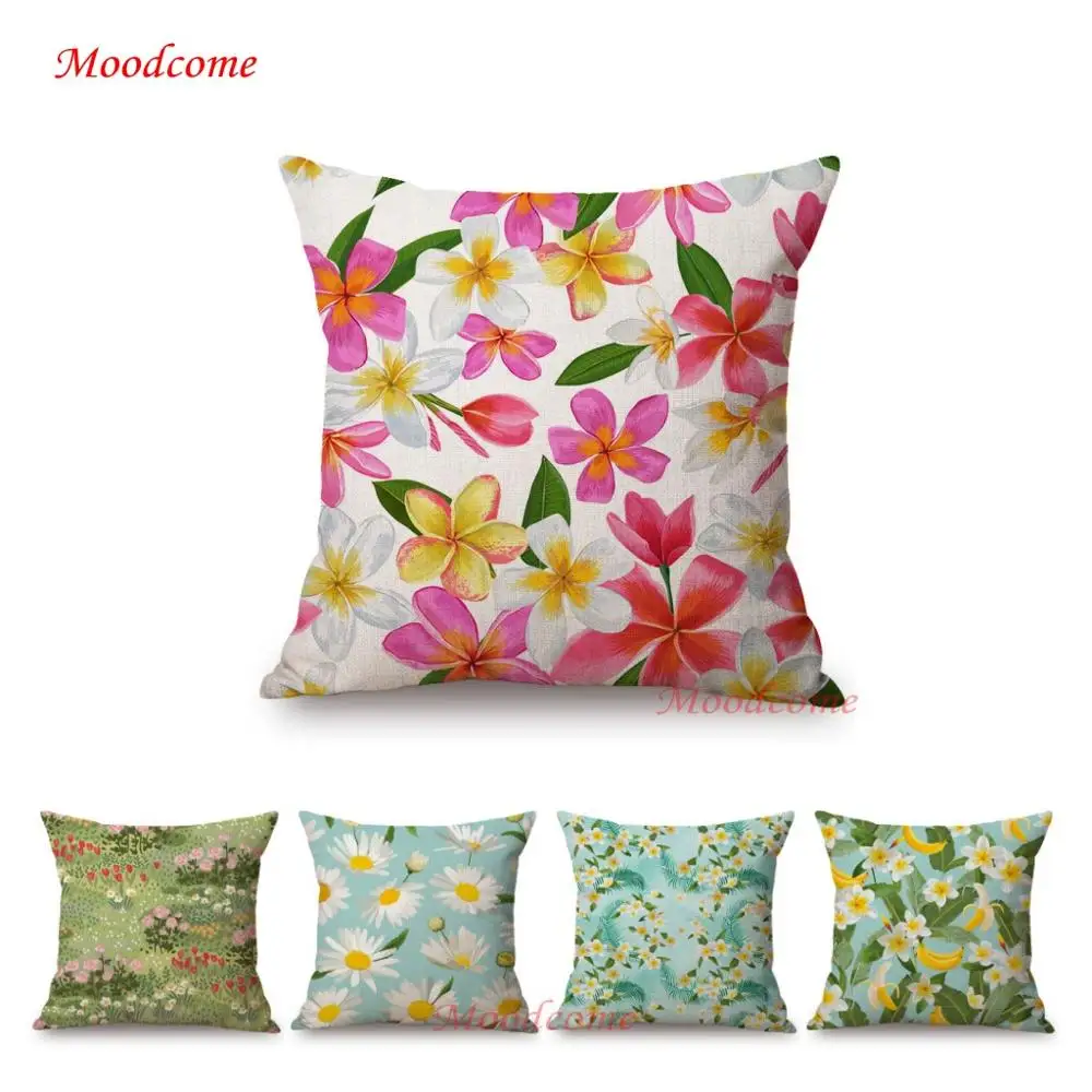 Tropical Flowers Daisy Lily Green Pastoral Home Decorative Sofa Throw Pillow Case Summer Decor Cotton Linen Cushion Cover Case
Tropical Flowers Daisy Lily Green Pastoral Home Decorative Sofa Throw Pillow Case Summer Decor Cotton Linen Cushion Cover Case
