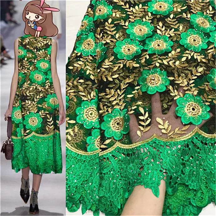 2019 High Quality Nigerian Lace Fabrics Latest stones Mesh African Lace Fabric Bride Guipure French Net Lace Fabric green gold
2019 High Quality Nigerian Lace Fabrics Latest stones Mesh African Lace Fabric Bride Guipure French Net Lace Fabric green gold
