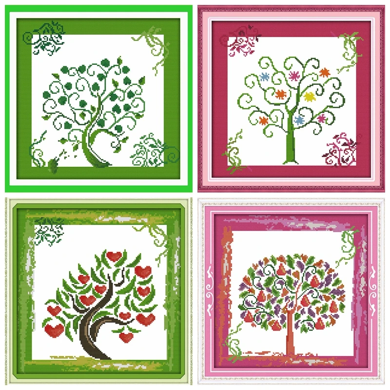 The tree of life cross stitch kit cartoon plant print stamped 14ct 11ct hand embroidery DIY handmade needlework supplies bag
The tree of life cross stitch kit cartoon plant print stamped 14ct 11ct hand embroidery DIY handmade needlework supplies bag