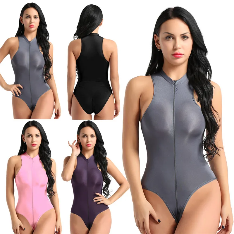 Womens Swimsuits Summer One Piece Sexy Ladies Zippered Sleeveless Sheer Lingerie High Cut Thong Bodysuit Swimwear Beach Wear
Womens Swimsuits Summer One Piece Sexy Ladies Zippered Sleeveless Sheer Lingerie High Cut Thong Bodysuit Swimwear Beach Wear