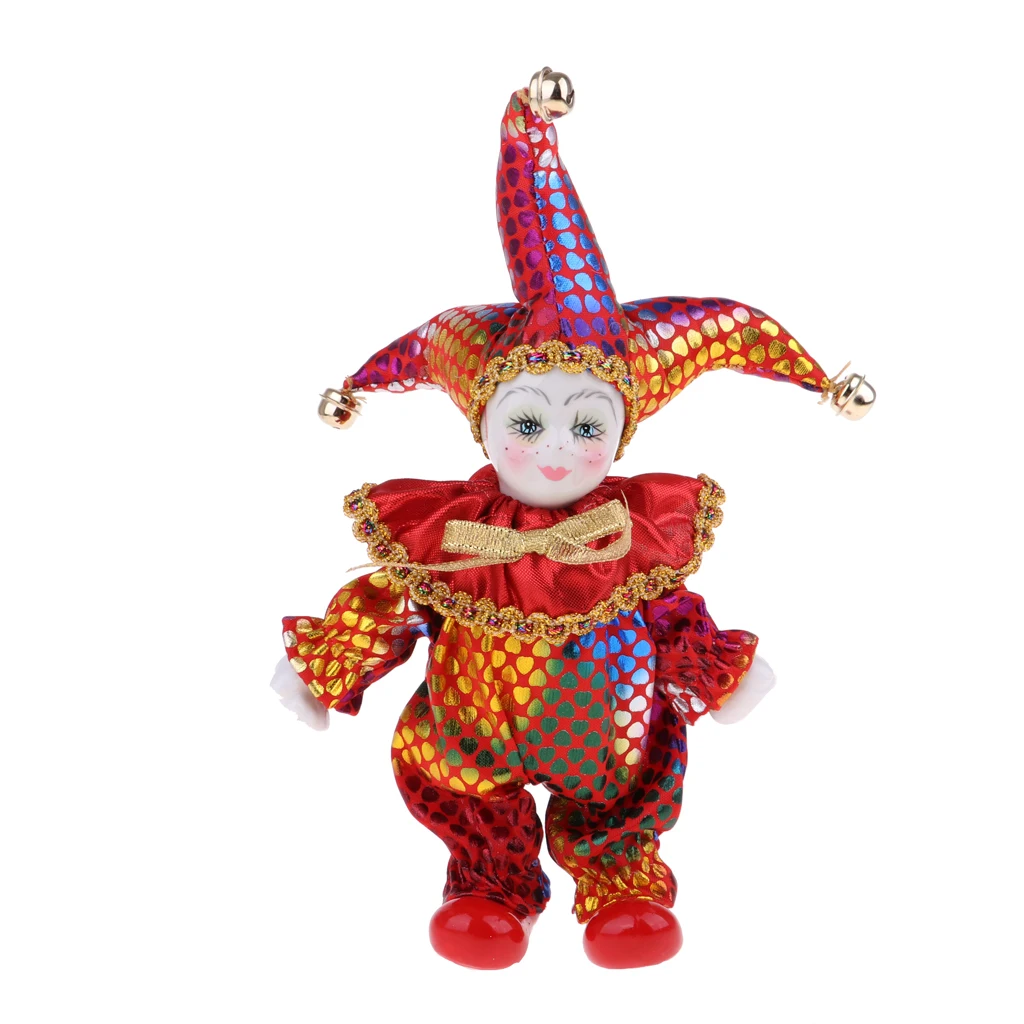 16cm Romantic Porcelain Doll Italian Triangel Model Clown Doll Valentines Home Decor Desk Ornaments
16cm Romantic Porcelain Doll Italian Triangel Model Clown Doll Valentines Home Decor Desk Ornaments