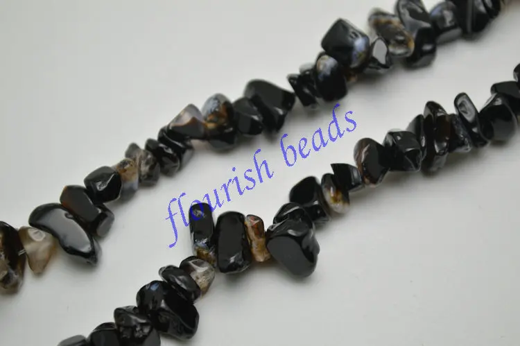 5~8mm 32" Length Natural Black Stone Chips Loose Beads DIY Jewelry making supplies
5~8mm 32" Length Natural Black Stone Chips Loose Beads DIY Jewelry making supplies