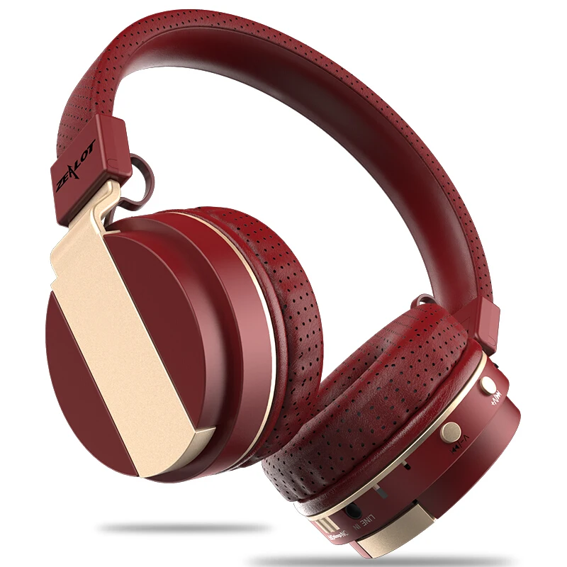ZEALOT B17 беспроводные Bluetooth наушники супер бас стерео гарнитура FM радио TF карта