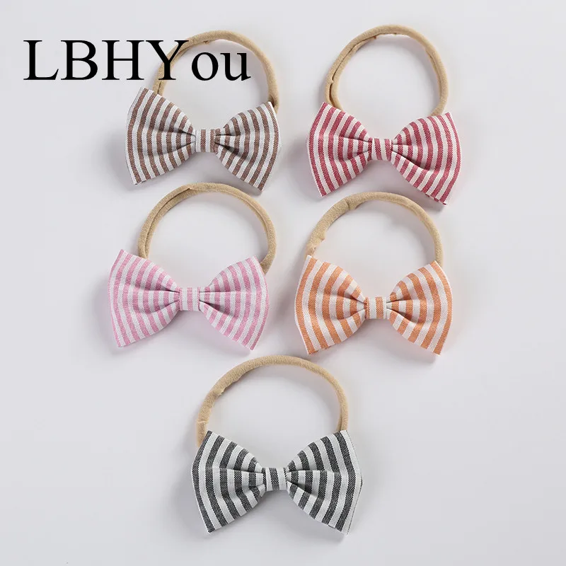 5pcs/lot Sweet Striepd Linen Bows Nylon Headbands,One Size Fit Most Stretchy Nylon Hairbands,Newborn Baby Bowknot Hair Bands
5pcs/lot Sweet Striepd Linen Bows Nylon Headbands,One Size Fit Most Stretchy Nylon Hairbands,Newborn Baby Bowknot Hair Bands