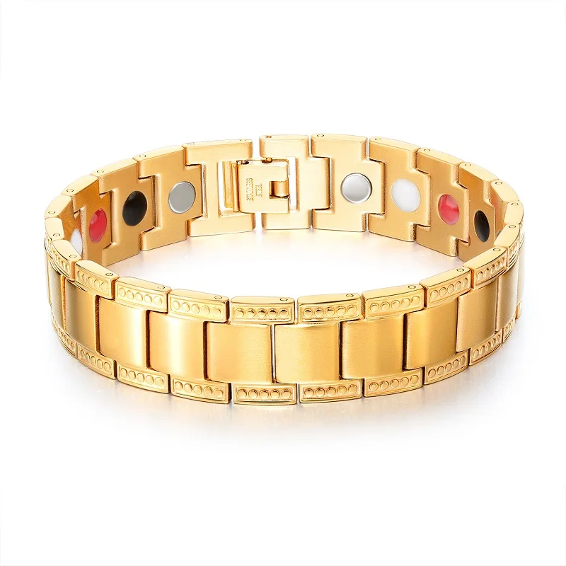 Fashion Top Quality Men Bracelet Bangles Health Magnets Hologram Bracelets For Women Jewelry Gold Bracelets
Fashion Top Quality Men Bracelet Bangles Health Magnets Hologram Bracelets For Women Jewelry Gold Bracelets