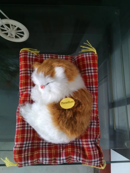 15x10 см Моделирование животных спящий Кот звук miaow кошка модель игрушки полиэтилен и меха Смола ремесло, украшение детская игрушка d412
15x10 см Моделирование животных спящий Кот звук miaow кошка модель игрушки полиэтилен и меха Смола ремесло, украшение детская игрушка d412