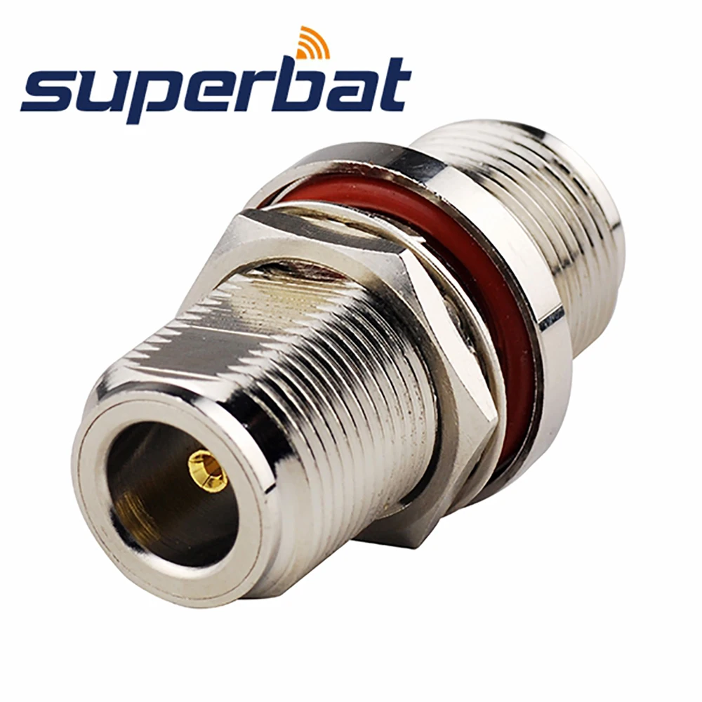 Superbat Audio & Video 50 Ohm N Adapter N Jack to Female Bulkhead Straight Free Hanging RF Coaxial Connector
Superbat Audio & Video 50 Ohm N Adapter N Jack to Female Bulkhead Straight Free Hanging RF Coaxial Connector