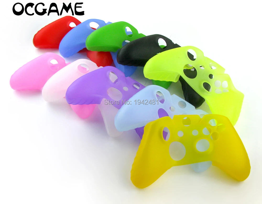 OCGAME 30 шт./лот Цветной силиконовый чехол для контроллера xboxone XBox one | Электроника