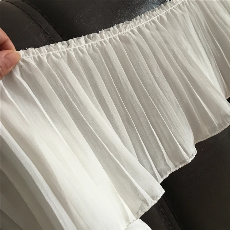 17cm white,black high quality chiffon ruffle lace fabric DIY decoration dress clothing materials
17cm white,black high quality chiffon ruffle lace fabric DIY decoration dress clothing materials
