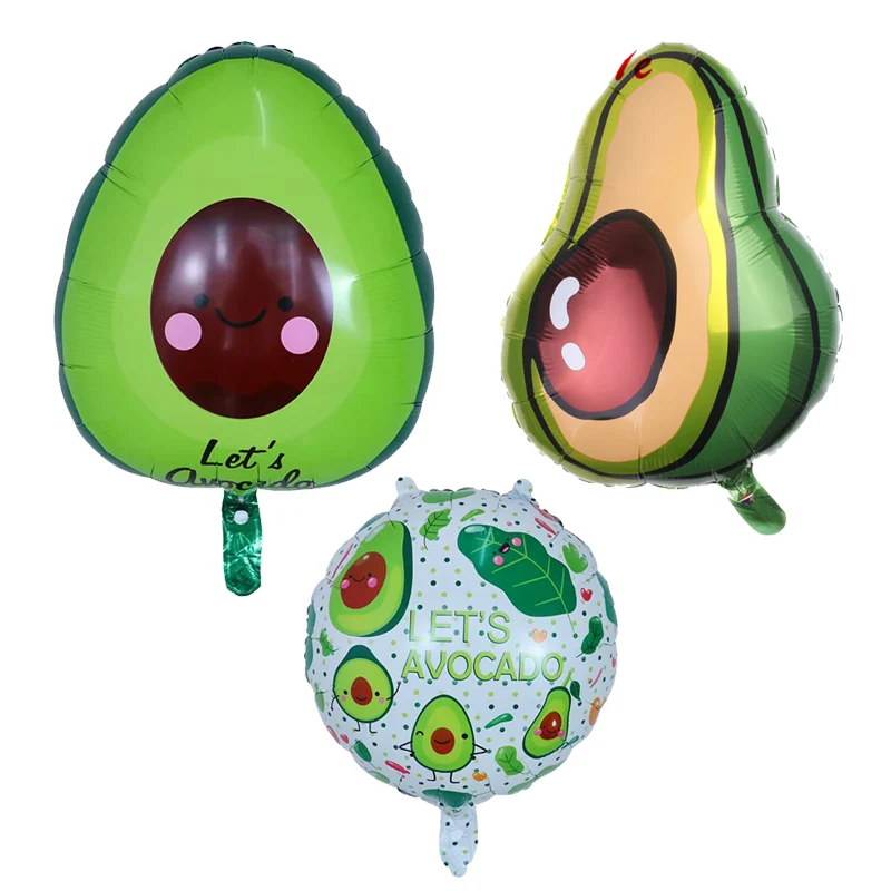 50pcs Avocado Balloons Foil Globos Birthday Party Decorations Adult Fruit Party Decor Let's Avocado Party Supplies Children Ball
50pcs Avocado Balloons Foil Globos Birthday Party Decorations Adult Fruit Party Decor Let's Avocado Party Supplies Children Ball