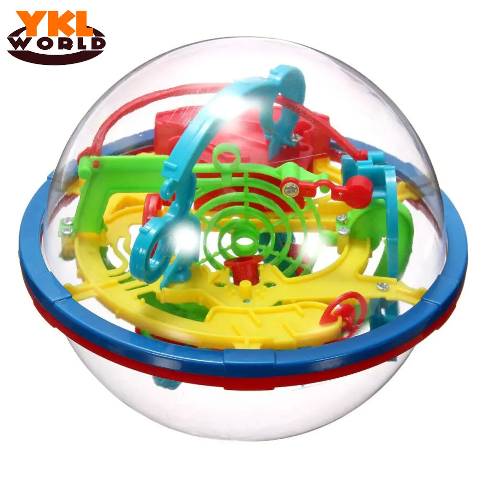 YKLWorld Newest Fun 3D Maze Ball Intellect Magic Ball Children Kid Educational Toys Baby Puzzle Games Toy (random color) (S8
YKLWorld Newest Fun 3D Maze Ball Intellect Magic Ball Children Kid Educational Toys Baby Puzzle Games Toy (random color) (S8