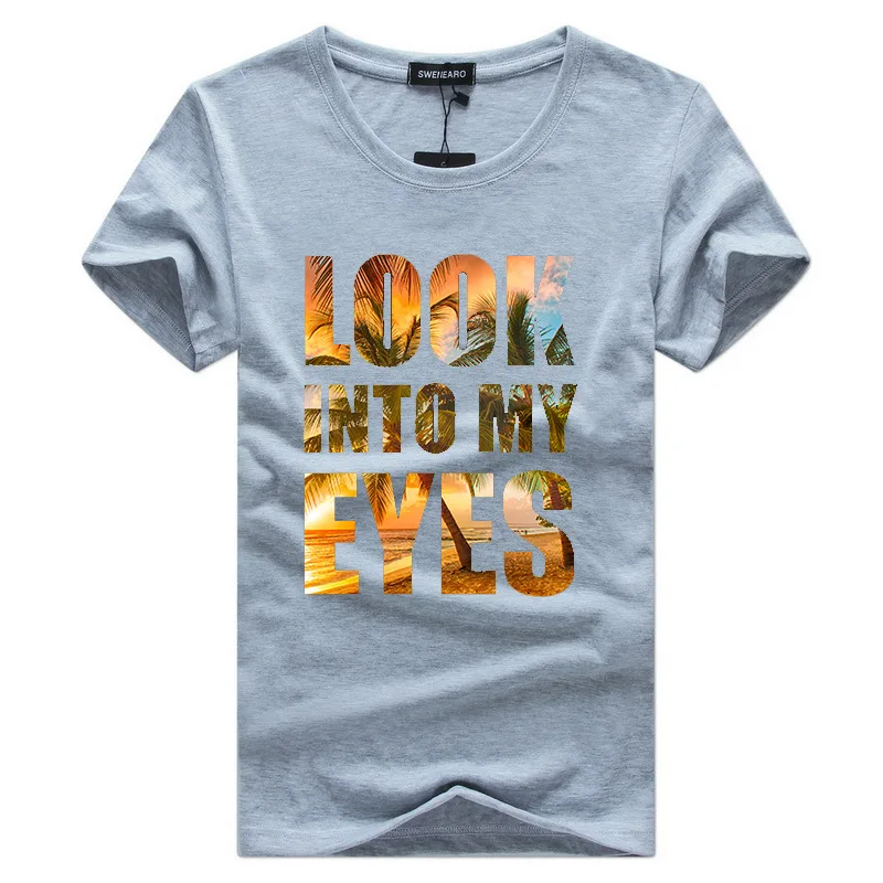 Summer New Style Short T shirt Men Brand Clothing High Quality Pure Cotton Male T-shirt Print tshirt Tee Shirts | Мужская одежда