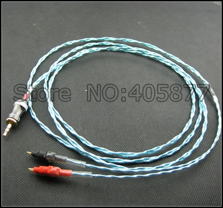 Фото Кабель для наушников HD650 HD600 HD580 HD25 с серебряным покрытием|headphone cable|silver plated headphone
