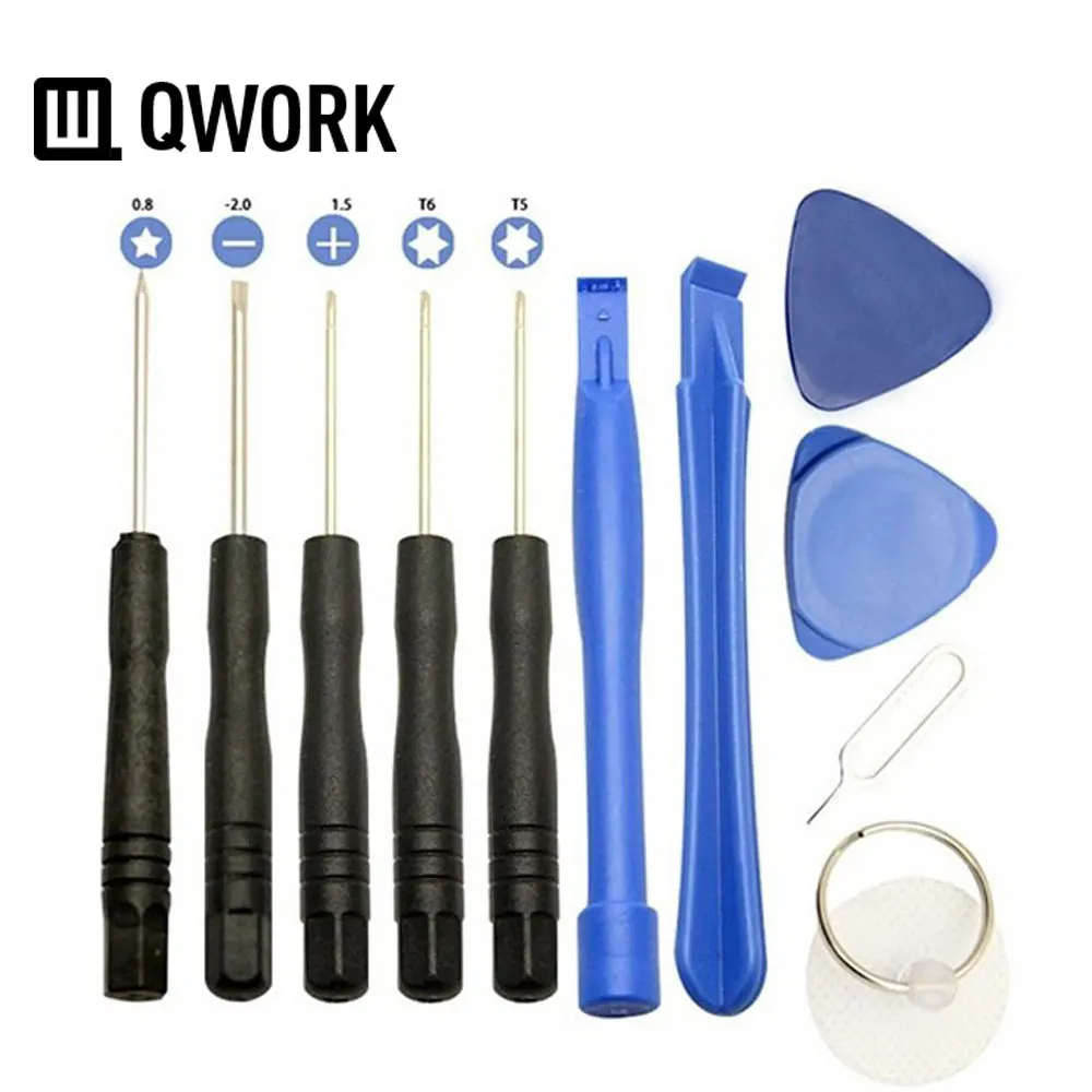 Набор инструментов QWORK для ремонта мобильных телефонов, комплект ручных инструментов для iPhone и Android, 11 шт./компл.
Набор инструментов QWORK для ремонта мобильных телефонов, комплект ручных инструментов для iPhone и Android, 11 шт./компл.