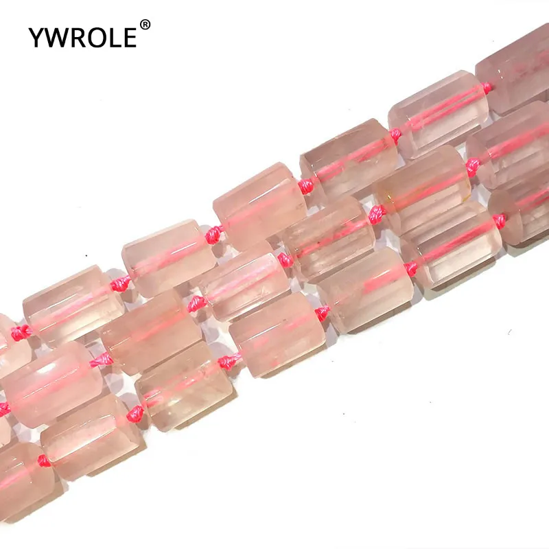 100% Natural Rose Cylindrical Shaped Facted Quartz Stone Beads For Jewelry Making DIY Bracelet Necklace 11*16 mm Strand 15"
100% Natural Rose Cylindrical Shaped Facted Quartz Stone Beads For Jewelry Making DIY Bracelet Necklace 11*16 mm Strand 15"