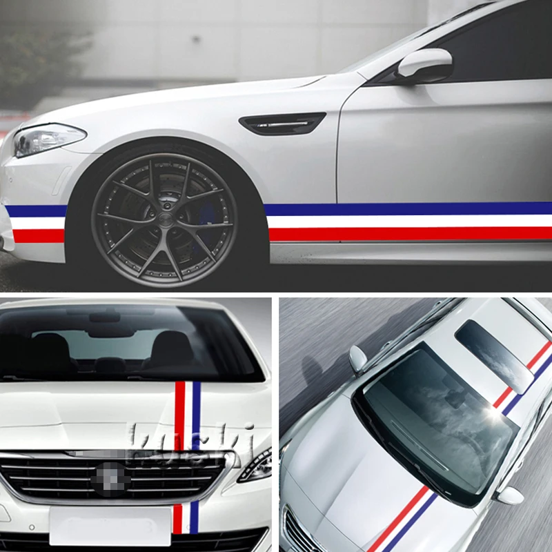 ZD Car 3 Color Roof body Decorative Sticker For BMW e46 e39 e36 Audi a4 b6 a3 a6 c5 Renault duster Lada granta accessories | Автомобили и