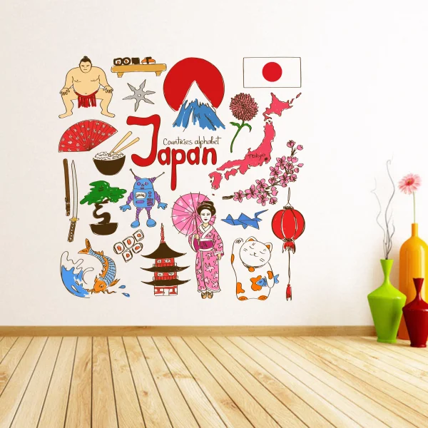 Japan Colorful Illustration Travel The Word Landmark Wall Sticker Wedding Decor Vinyl Waterproof Wall Sticker Wallpaper Decal
Japan Colorful Illustration Travel The Word Landmark Wall Sticker Wedding Decor Vinyl Waterproof Wall Sticker Wallpaper Decal