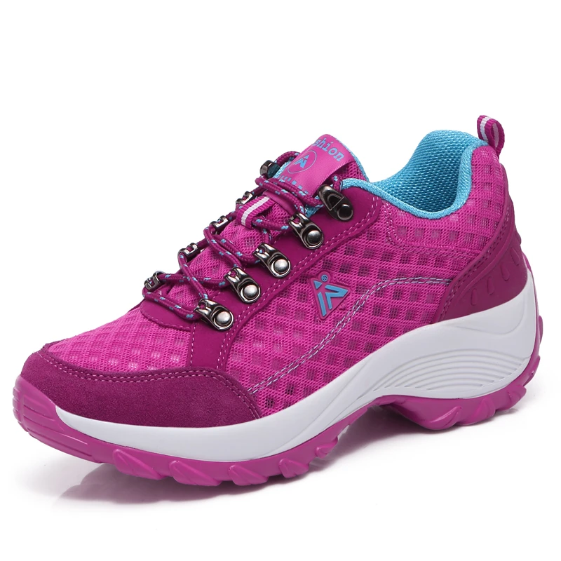 Hot Outdoor Non-slip Mesh Increase Sneakers Thick bottom Breathable Trekking Hiking Shoes Women Camping Climbing Tactical Boots
Hot Outdoor Non-slip Mesh Increase Sneakers Thick bottom Breathable Trekking Hiking Shoes Women Camping Climbing Tactical Boots