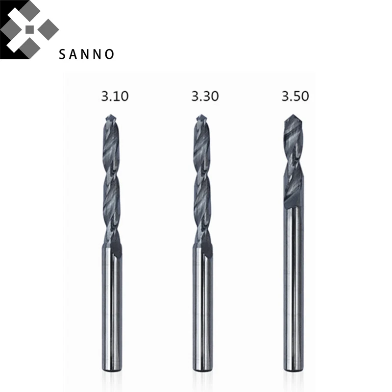 5pcs High precision tungsten steel twist drill bit cnc machining drill bit D3.1mm - D3.5mm for steel, stainless steel, cast iron
5pcs High precision tungsten steel twist drill bit cnc machining drill bit D3.1mm - D3.5mm for steel, stainless steel, cast iron
