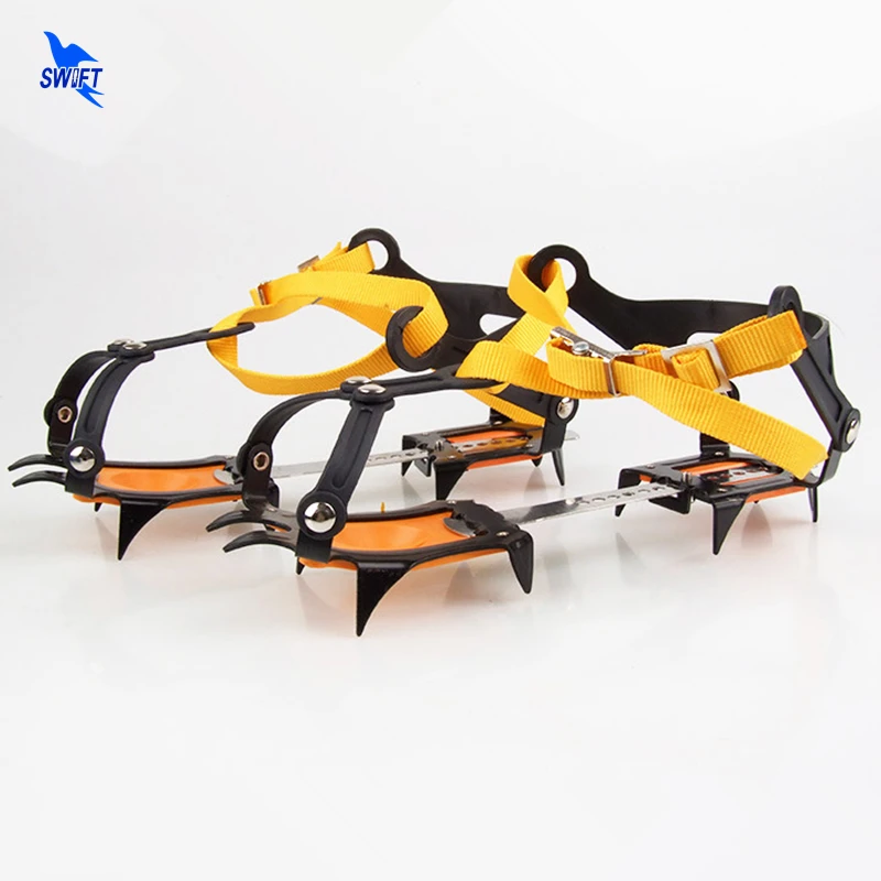 1 Pair High-quality Professional Adjustable 10 Teeth Point Bundled Ice Crampons Snow Board Stainless Steel Ice Gripper Ice Claw
1 Pair High-quality Professional Adjustable 10 Teeth Point Bundled Ice Crampons Snow Board Stainless Steel Ice Gripper Ice Claw