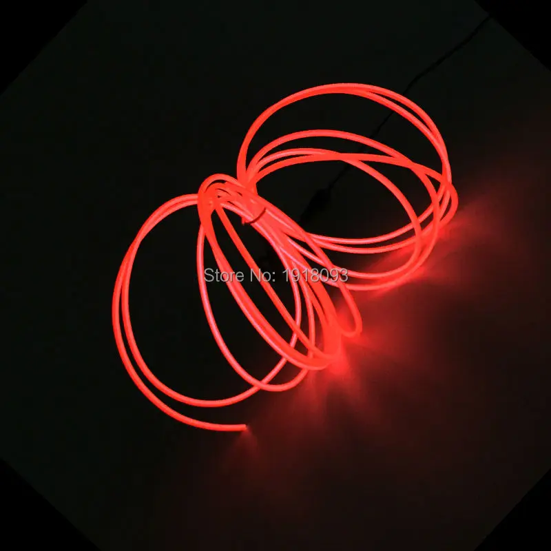 Newest Fashion 2.3mm 3Meter Orange EL Wire With DC-3V Neon Light LED lamp EL Wire Rope Tube Party Dance supplies
Newest Fashion 2.3mm 3Meter Orange EL Wire With DC-3V Neon Light LED lamp EL Wire Rope Tube Party Dance supplies