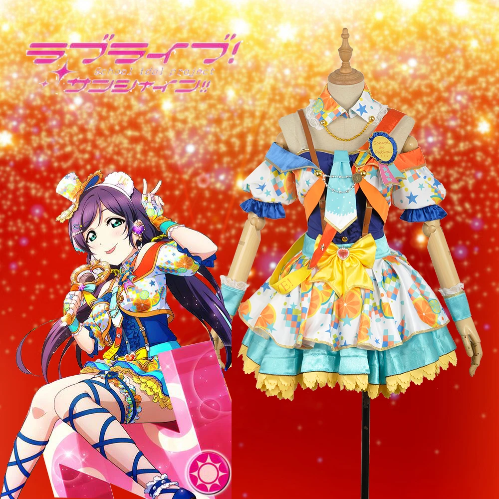 Аниме Love Live! Tojo Nozomi нарядное платье для пробуждения идола маскарадный костюм