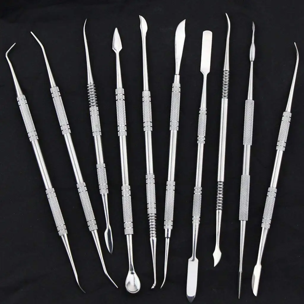 10pcs Stainless steel clay sculpture knife Sculpture tools for modeling ceramic crafts
10pcs Stainless steel clay sculpture knife Sculpture tools for modeling ceramic crafts