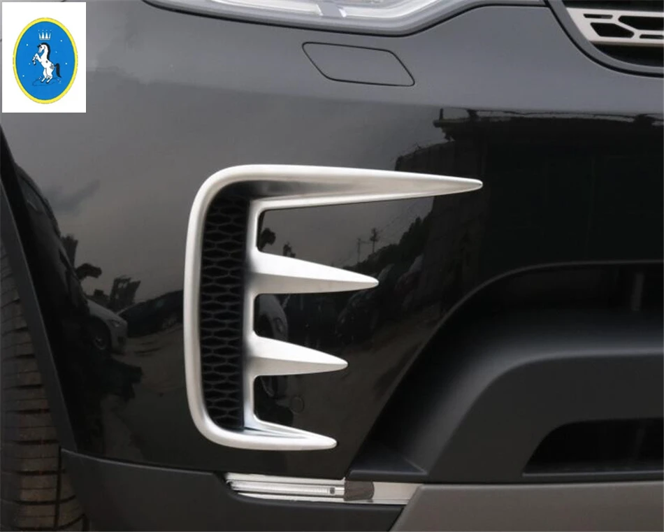 Yimaautotrims Auto Accessory Front Fog Lights Lamp Cover Protector Trim Fit For Land Rover Discovery 5 Sd4 2017 - 2020 ABS
Yimaautotrims Auto Accessory Front Fog Lights Lamp Cover Protector Trim Fit For Land Rover Discovery 5 Sd4 2017 - 2020 ABS