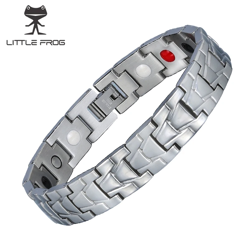 Браслет и браслеты LITTLE FROG Healing серебро 316L нержавеющая сталь ручная цепочка