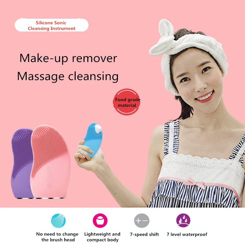 New Face Cleaning Brush Mini Electric Massage Brush Washing Machine Waterproof Silicone Cleansing Tools
New Face Cleaning Brush Mini Electric Massage Brush Washing Machine Waterproof Silicone Cleansing Tools