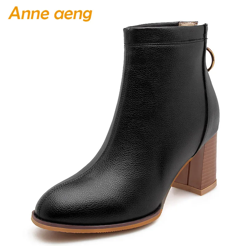 2018 New Winter Women Ankle Boots High Heel Square Toe Zipper Sexy Ladies Women Shoes Black Footware Short Boots Big Size 33-46
2018 New Winter Women Ankle Boots High Heel Square Toe Zipper Sexy Ladies Women Shoes Black Footware Short Boots Big Size 33-46