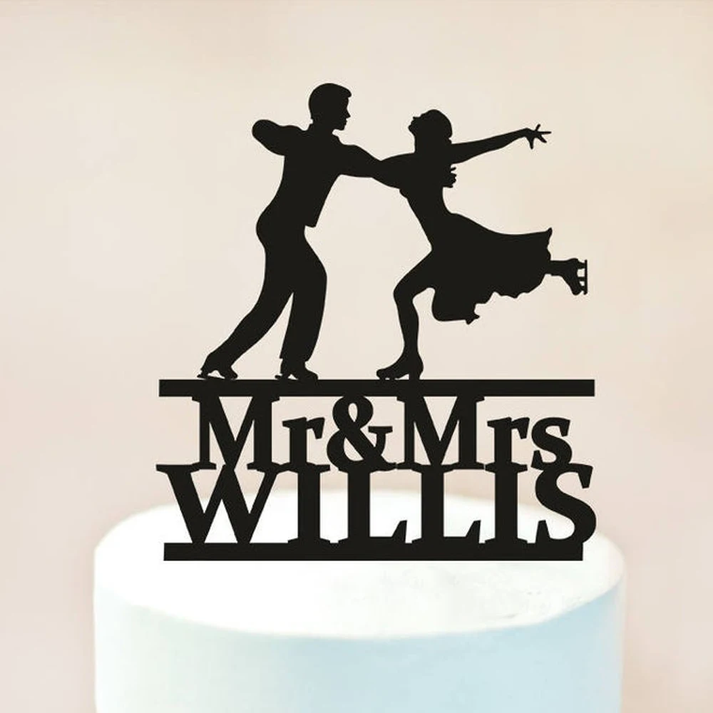 Пользовательские Mr & Mrs имя льда фигура скейтера свадебный торт Топпер, Фигурное катание силуэт пары вечерние декор для свадьбы юбилей
Пользовательские Mr & Mrs имя льда фигура скейтера свадебный торт Топпер, Фигурное катание силуэт пары вечерние декор для свадьбы юбилей