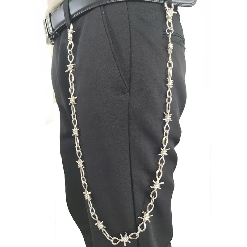 Fashion Men Jean Wallet ChainWaist Punk Hook Silver Trousers Pant Belt Chain Jewelry Keychain Pant Chain
Fashion Men Jean Wallet ChainWaist Punk Hook Silver Trousers Pant Belt Chain Jewelry Keychain Pant Chain