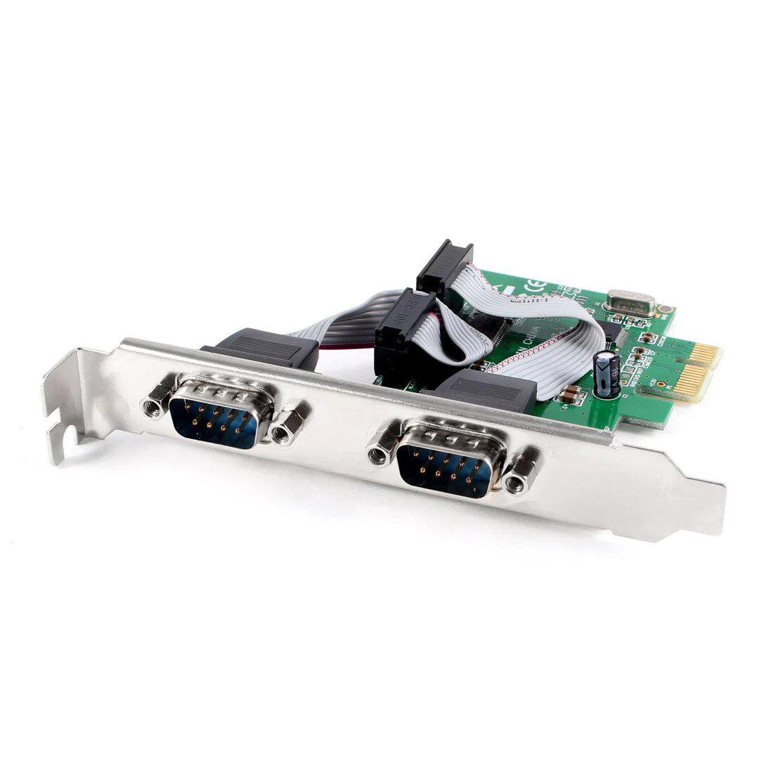 PCI-E PCI Express Dual Serial DB9 RS232 2 порта контроллер адаптер карта зеленый
PCI-E PCI Express Dual Serial DB9 RS232 2 порта контроллер адаптер карта зеленый