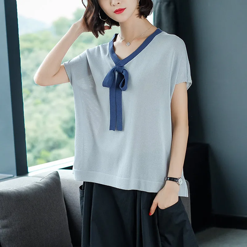 Summer batwing sleeve women solid color knit tops linen cotton loose blouses free shipping
Summer batwing sleeve women solid color knit tops linen cotton loose blouses free shipping