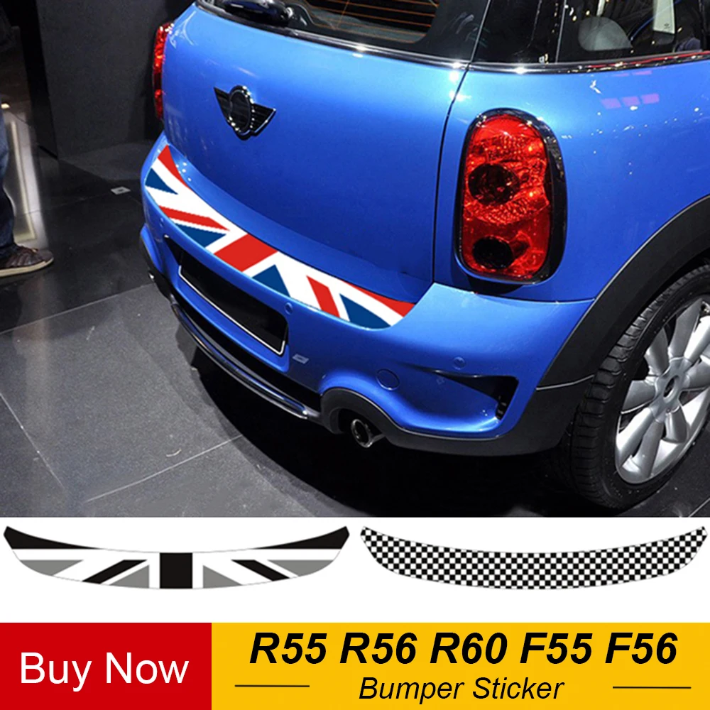 Union Jack Car Rear Bumper Decoration Sticker Trunk Load Edge Protection Decal For Mini Cooper R55 R56 R60 F55 F56 Car-Styling
Union Jack Car Rear Bumper Decoration Sticker Trunk Load Edge Protection Decal For Mini Cooper R55 R56 R60 F55 F56 Car-Styling
