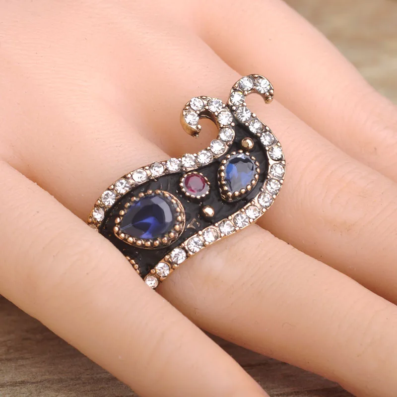 Madrry New Arrival Exquisite Turkish Rings Antique Gold color Bague Femme Snails Finger Aros Anel Vintage Accessories Anillos
Madrry New Arrival Exquisite Turkish Rings Antique Gold color Bague Femme Snails Finger Aros Anel Vintage Accessories Anillos