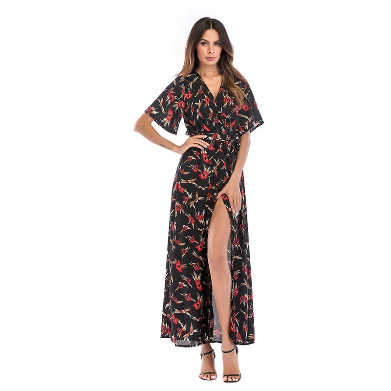 CR 2019 Summer Long Dress Sexy Beach Dress Printed Floral Veck Elegent Vestido Plus Size Maxi Dresses For Women dress female
CR 2019 Summer Long Dress Sexy Beach Dress Printed Floral Veck Elegent Vestido Plus Size Maxi Dresses For Women dress female