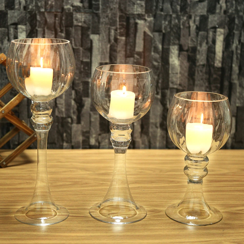 3PCS Set Glass Candlestick Big Capacity Suitable For 10cm Candles Wedding Home Bar Party Decorations Ideas
3PCS Set Glass Candlestick Big Capacity Suitable For 10cm Candles Wedding Home Bar Party Decorations Ideas