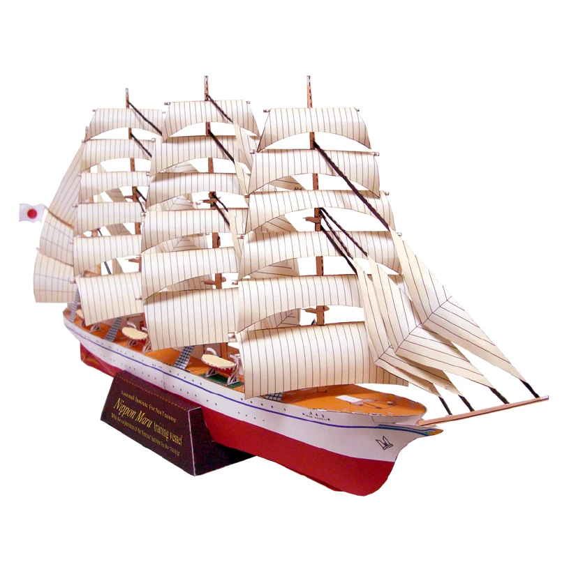 Sailship Nippon Maru Ship Boat Paper Model Assemble Hand Work Puzzle Game DIY Kids Toy
Sailship Nippon Maru Ship Boat Paper Model Assemble Hand Work Puzzle Game DIY Kids Toy