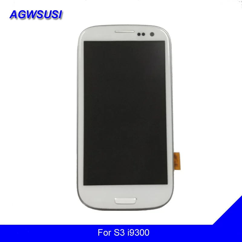 Для samsung Galaxy S III S3 i9300 i9301 i9305 i535 i747 Сенсорный экран планшета Сенсор + ЖК дисплей